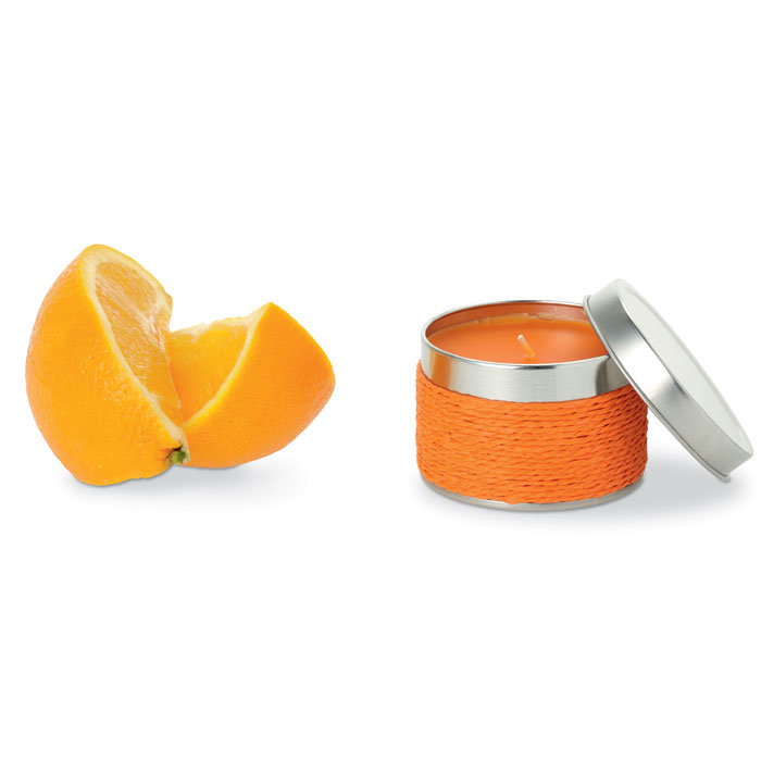 Bougie parfumée publicitaire - Delicious Orange