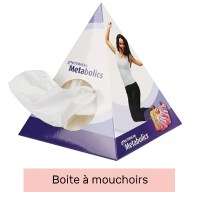 Boîte à mouchoirs publicitaire