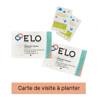 Carte de visite à planter personnalisable