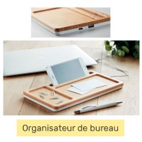 Organisateur de bureau chargeur objet pub